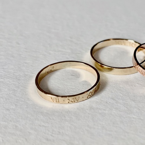PERSONALIZED STACKING RING